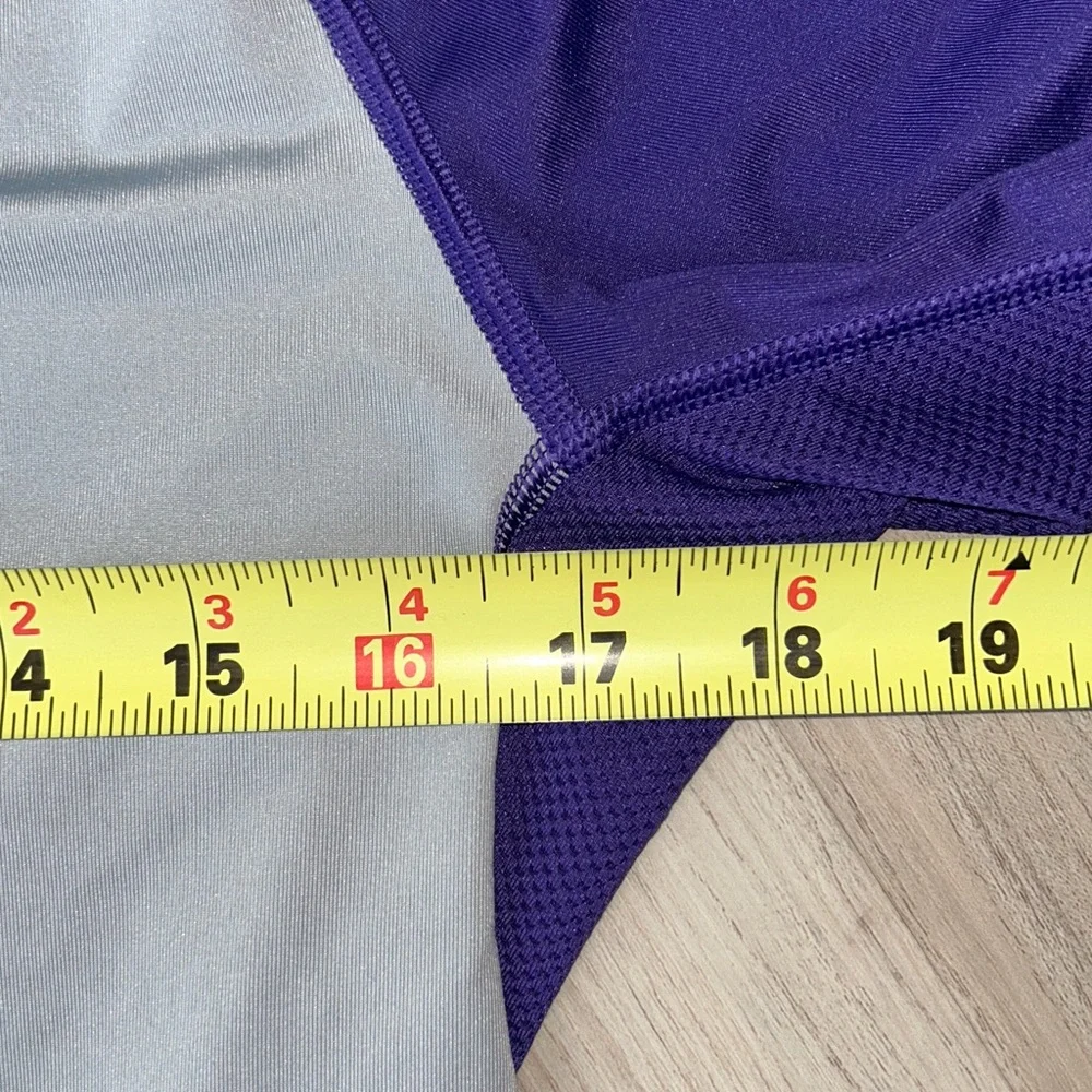Nike MLB Dri Fit Pro Tee Shirt Men’s S Purple Gray Baseball Compression Athletic